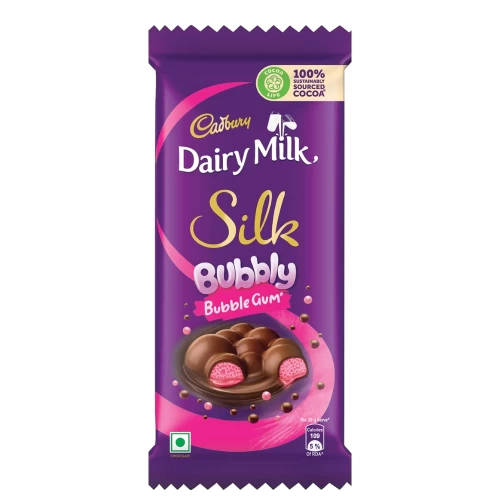 Cadbury dairy milk silk bubbly