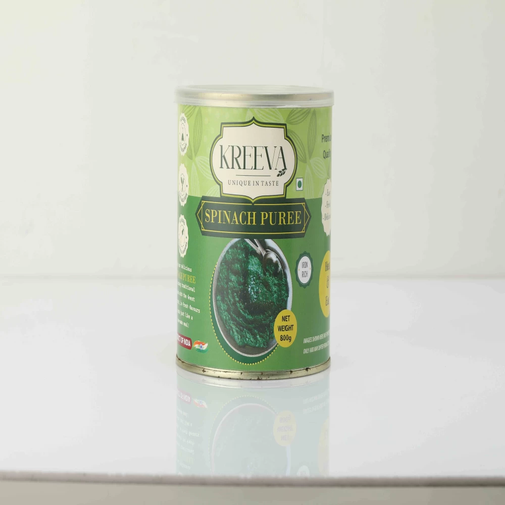 Spinach puree