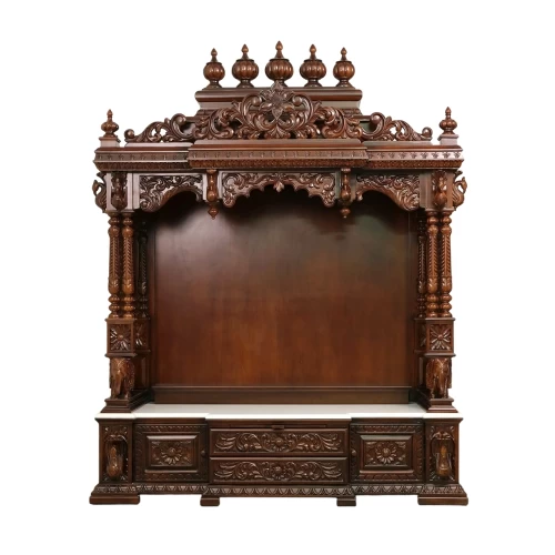 Wooden Temple With Drawers